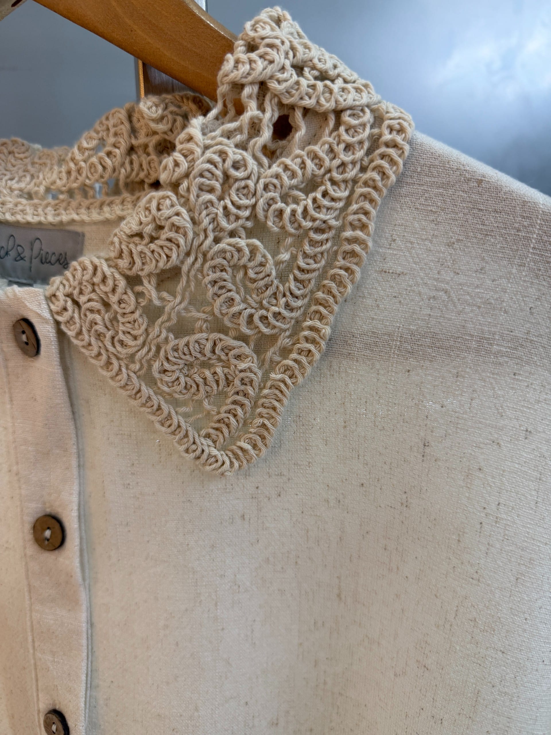 Sophia Crochet Loose Fit Shirt - Image 2